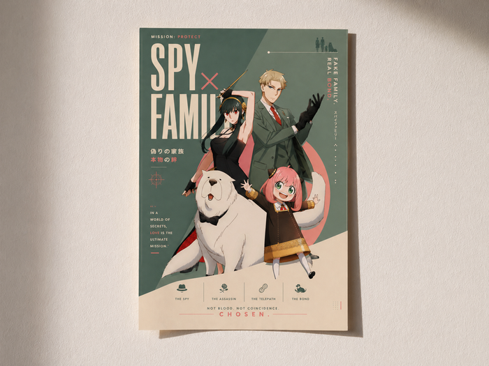 Spy x Family Chosen Bonds Premium Anime Poster