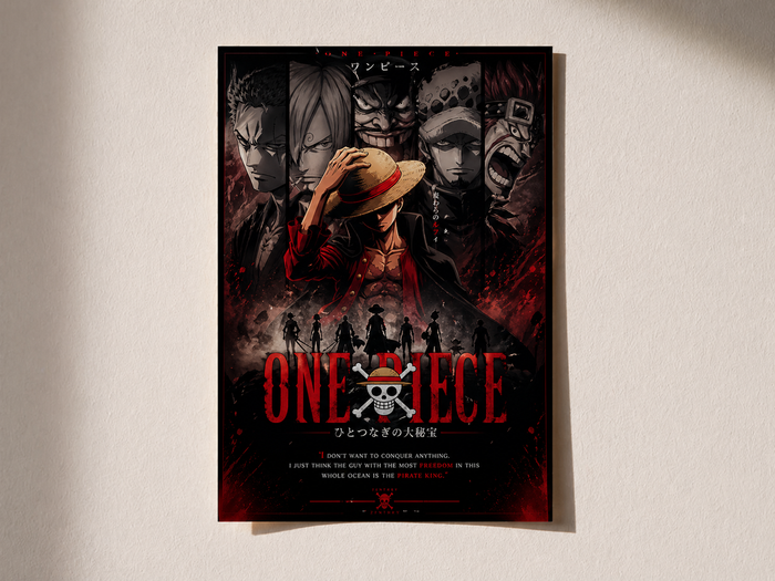 One Piece Shadow Legacy Premium Anime Poster