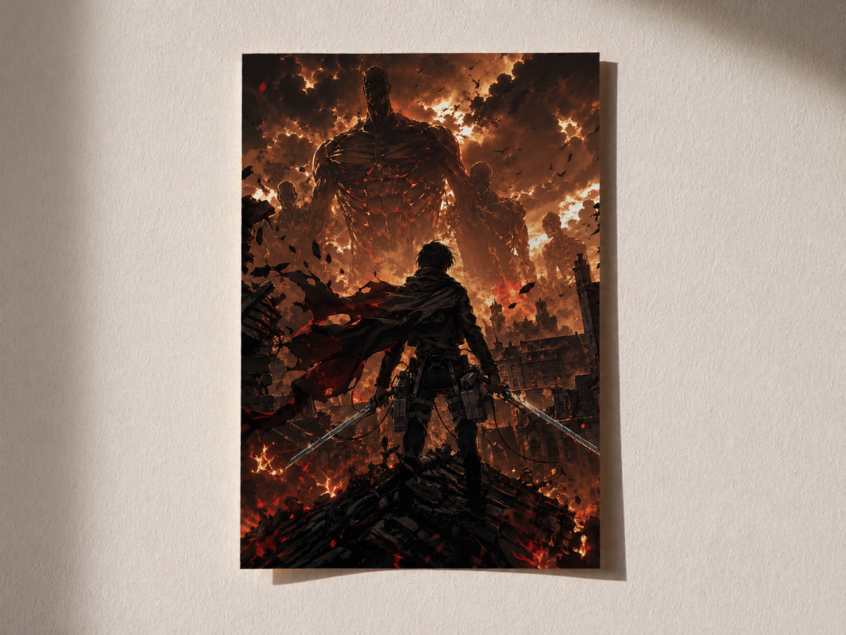 Titan Requiem — Premium Anime Wall Poster