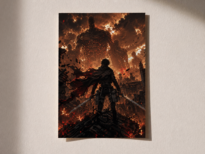 Titan Requiem — Premium Anime Wall Poster