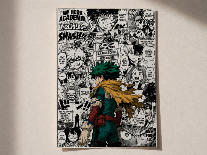 Deku: One For All – Premium My Hero Academia Anime Poster